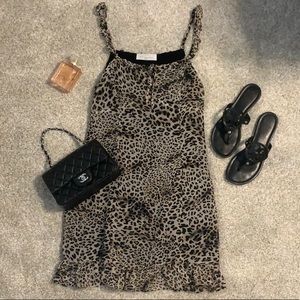 American Threads Cheetah Dress